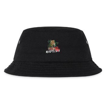 Traditionelles Haus der Insel Madeira - Kinder Bucket Hat - Schwarz - Vorne