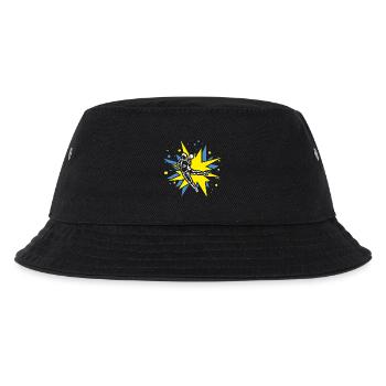 Handball Design im Comic-Explosionen - Kinder Bucket Hat - Schwarz - Vorne