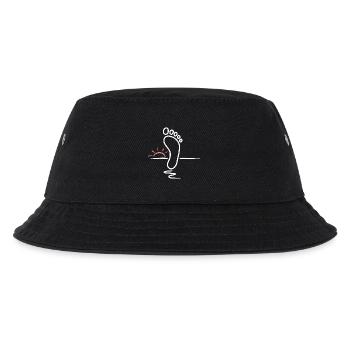 Urlaub Meer Design für entspannende Tage am Strand - Kinder Bucket Hat - Schwarz - Vorne