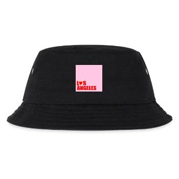 HERZ LOS ANGELES USA - Kinder Bucket Hat - Schwarz - Vorne