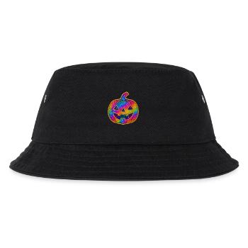 Rainbow Glitter Pumpkin - Kids’ Bucket Hat - black - Front