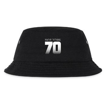 NYC 70 – Manhattan Vibes & Brooklyn Bridge - Kinder Bucket Hat - Schwarz - Vorne