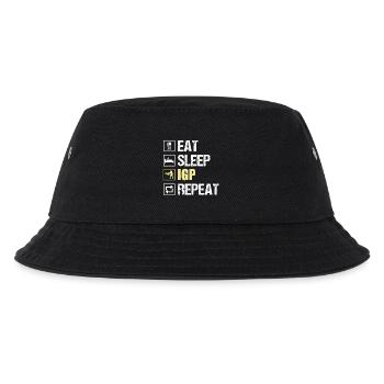 EAT SLEEP IGP REPEAT Motif de sport canin - Bob Enfant - noir - Devant