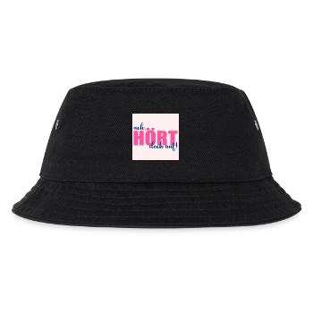 STOP SAYINGS - Kids’ Bucket Hat - black - Front