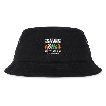 Lustiger Fallschirmspringer Adrenalinjunkie Götter - Kinder Bucket Hat - Schwarz - Vorne