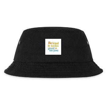 be kind - it looks good on you - Kids’ Bucket Hat - black - Front