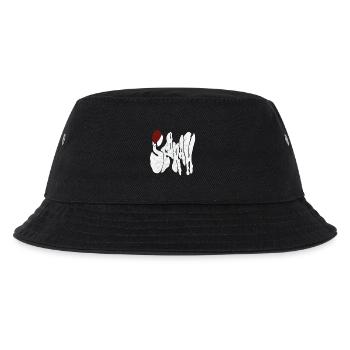 Savage „SEBRAH“ Graffiti Schrift Marmor - Kinder Bucket Hat - Schwarz - Vorne