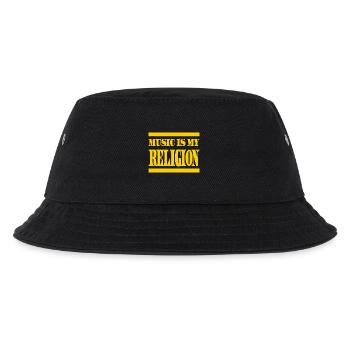 Musik ist meine Religion – Sonderausgabe - Kinder Bucket Hat - Schwarz - Vorne