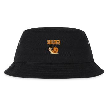 Schnelloween - die Halloween Queen | Wortwitz - Kinder Bucket Hat - Schwarz - Vorne