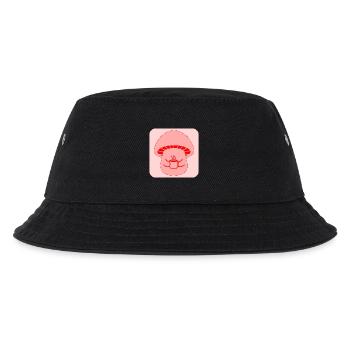KAFFEE BECHER PILZE - Kinder Bucket Hat - Schwarz - Vorne