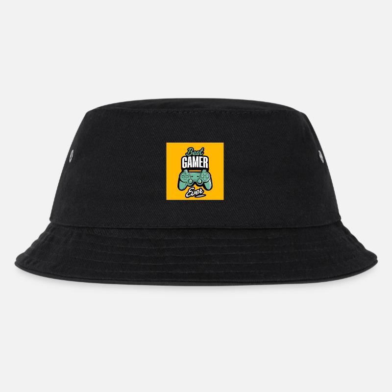 Best Gamer Ever - Kinder Bucket Hat - Schwarz