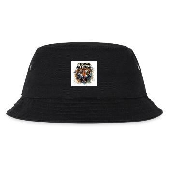 Eternal Tiger Pose - Kids’ Bucket Hat - black - Front