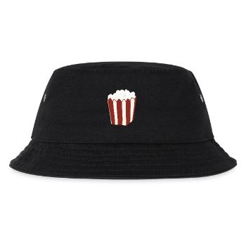 Popcorn Bucket Retro Illustration - Kids’ Bucket Hat - black - Front