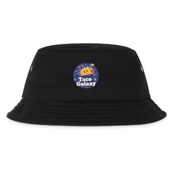 Taco Galaxy Outer Space Taco Illustration - Kids’ Bucket Hat - black - Front