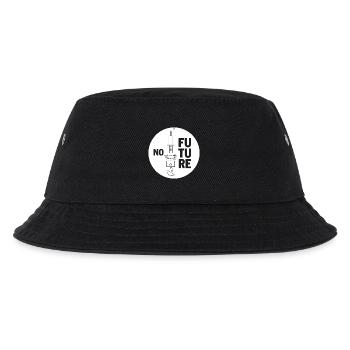 NO FUTURE - Kinder Bucket Hat - Schwarz - Vorne
