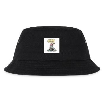 Kreatives Chaos-Gehirn - Kinder Bucket Hat - Schwarz - Vorne