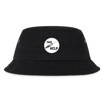 TAKE HELP - Kids’ Bucket Hat - black - Front