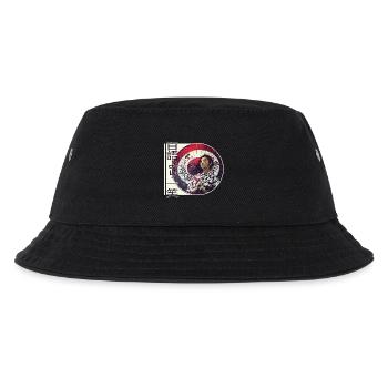 Japanische Weisheit - Lächeln lohnt sich - Kinder Bucket Hat - Schwarz - Vorne