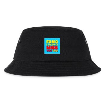 FOMO wird dich auch nicht vermissen - Kinder Bucket Hat - Schwarz - Vorne