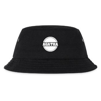 Agatha als Vorname - Kinder Bucket Hat - Schwarz - Vorne