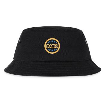 First name Dario - Kids’ Bucket Hat - black - Front