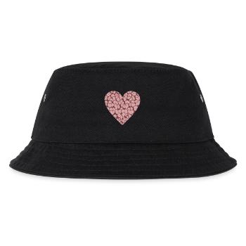 Leo Print Herbst Vibes - Kinder Bucket Hat - Schwarz - Vorne