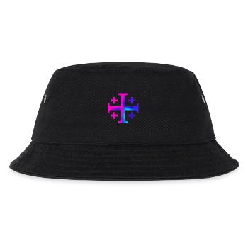 Kairos Cross (Jerusalem Cross) – Galaxy - Kids’ Bucket Hat - black - Front