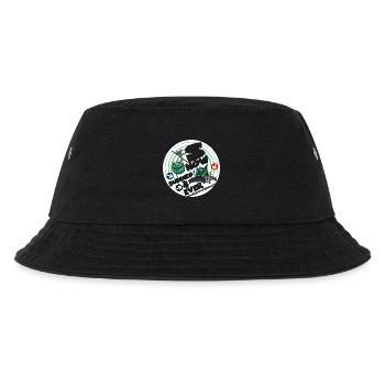 1423-snow_buddies_groen - Kids’ Bucket Hat - black - Front