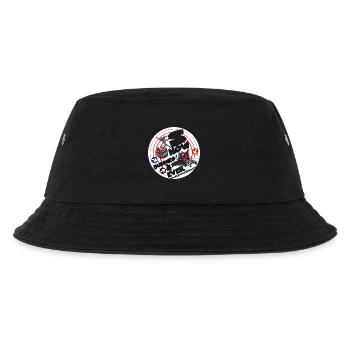 1423-snow_buddies_rood - Kids’ Bucket Hat - black - Front