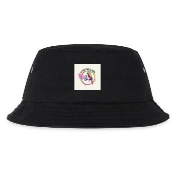 Papagei Summen - Kinder Bucket Hat - Schwarz - Vorne