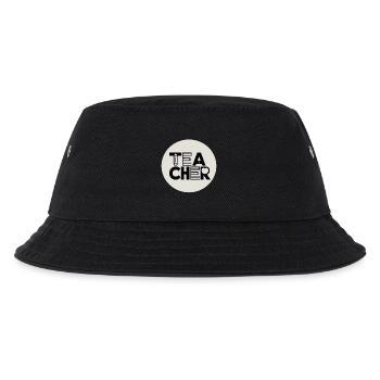 Lehrerdesign mit Bleistift-Typografie - Kinder Bucket Hat - Schwarz - Vorne