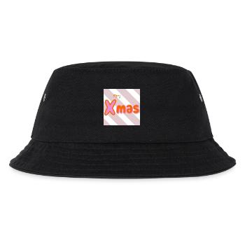 Merry Xmas Groovy Typo - Kids’ Bucket Hat - black - Front