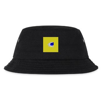 TEXTURA_DE_COLOR_#31 - Kinder Bucket Hat - Schwarz - Vorne