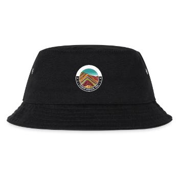 Regenbogenberg Peru Farbexplosion - Kinder Bucket Hat - Schwarz - Vorne