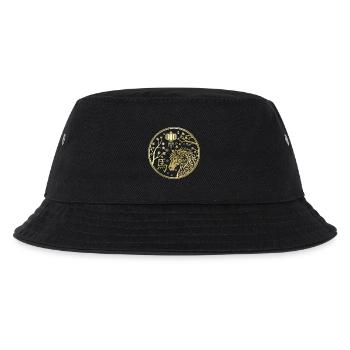 Chinesisches Neujahr des Pferdes 2026 - Kinder Bucket Hat - Schwarz - Vorne
