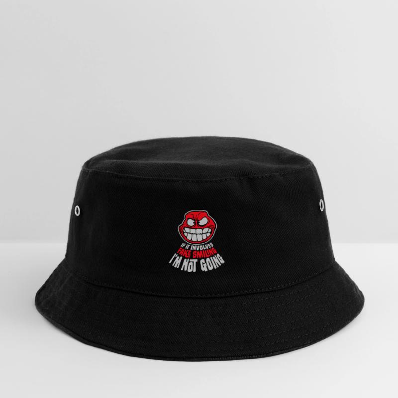 If It Involves Fake Smiling I'm Not Going Saying Kids’ Bucket Hat