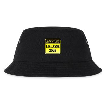 EINSCHULUNG Grundschule 2026 - Kinder Bucket Hat - Schwarz - Vorne