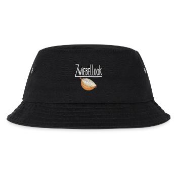 Zwiebellook Outdoor Wandern Trekking - Kinder Bucket Hat - Schwarz - Vorne