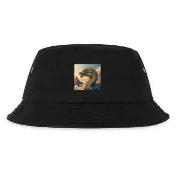 Fire Dragon - Kids’ Bucket Hat - black - Front