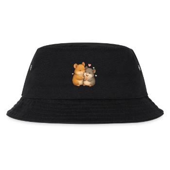 Amour de hamster mignon – Motif d’animal mignon - Bob Enfant - noir - Devant