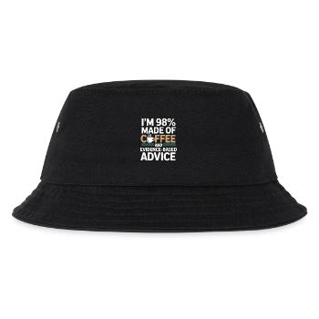 Fachkundige Beratung als professioneller registrierter Ernährungsberater - Kinder Bucket Hat - Schwarz - Vorne