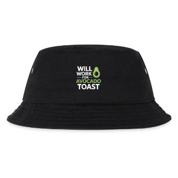 Will Work For Avocado Toast Dietitian Expert  - Kids’ Bucket Hat - black - Front