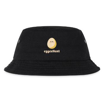Eggcellent – Sweet breakfast egg - Kids’ Bucket Hat - black - Front