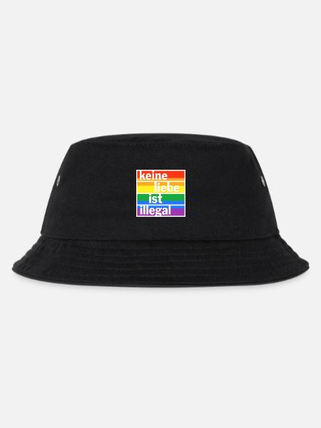 Keine Liebe ist illegal - Kinder Bucket Hat - Schwarz