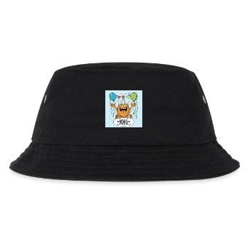 Party Monster mit Einäugigem Jubel - Kinder Bucket Hat - Schwarz - Vorne