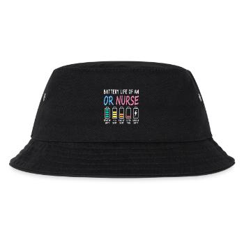 Akkustand einer OP Pflegekraft Humor - Kinder Bucket Hat - Schwarz - Vorne