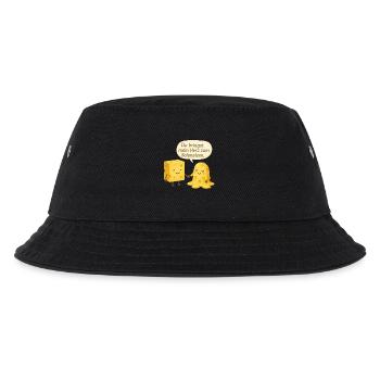 Valentinstag Paar Käse Liebe Spruch lustig Love - Kinder Bucket Hat - Schwarz - Vorne