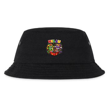 67 Six Seven meme Clown Helau Carnival - Kids’ Bucket Hat - black - Front