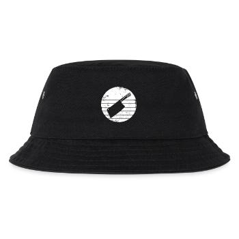 Hackmesser - Kinder Bucket Hat - Schwarz - Vorne