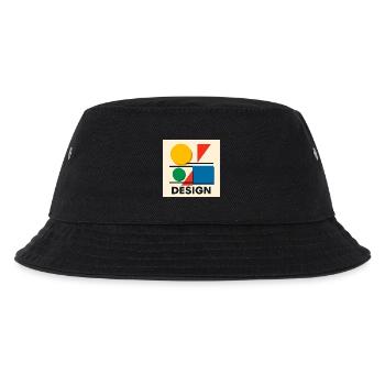 Geometrie Bauhaus Farbige Komposition - Kinder Bucket Hat - Schwarz - Vorne